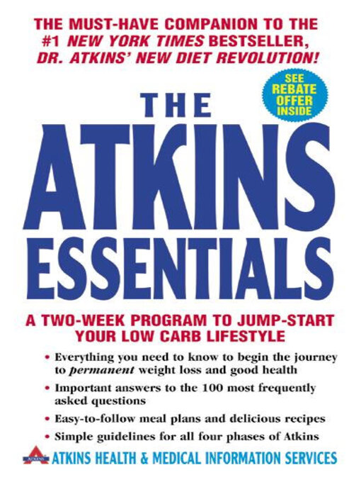 Upplýsingar um The Atkins Essentials eftir Atkins Health & Medical Information Services - Biðlisti